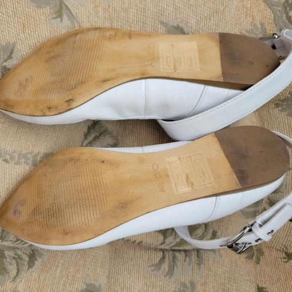 ALDO Palmyre Ankle Strap Ballerina Flats 6. - Picture 9 of 10